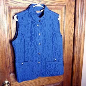 Teal Button-up Vest